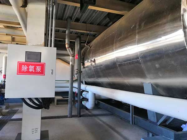 遼寧盤錦某糧油產(chǎn)業(yè)園采購(gòu)我公司80T熱力除氧器
